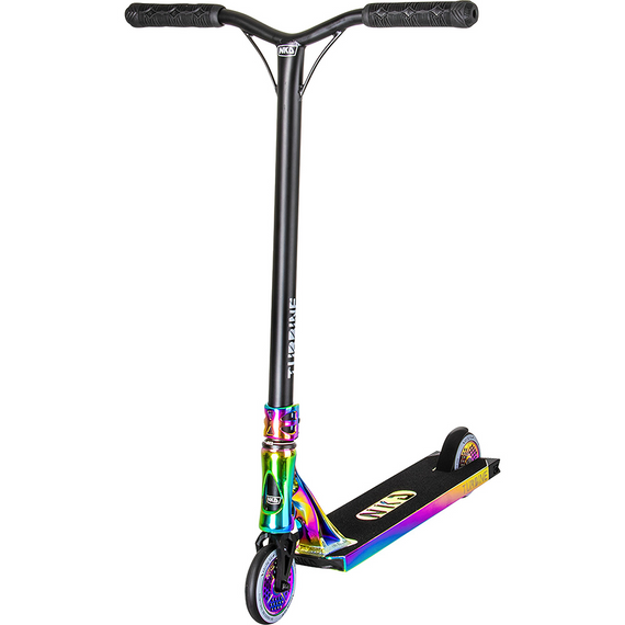 Performanță Scooter mare aluminiu ușor Platformă largă NKD Turbine Rainbow High 87 cm