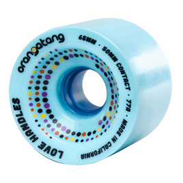 Orangatang Love Mânere Longboard Roți albastru 65mm 77A