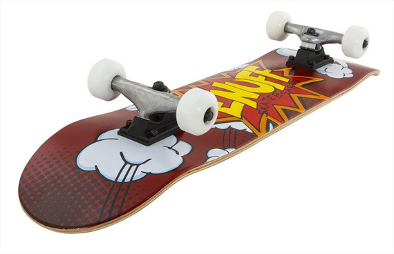 Skateboard Enuff POW Complet Roșu 7.75"