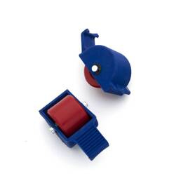 Breezy Rollers Wheels Set de roți albastru și roșu