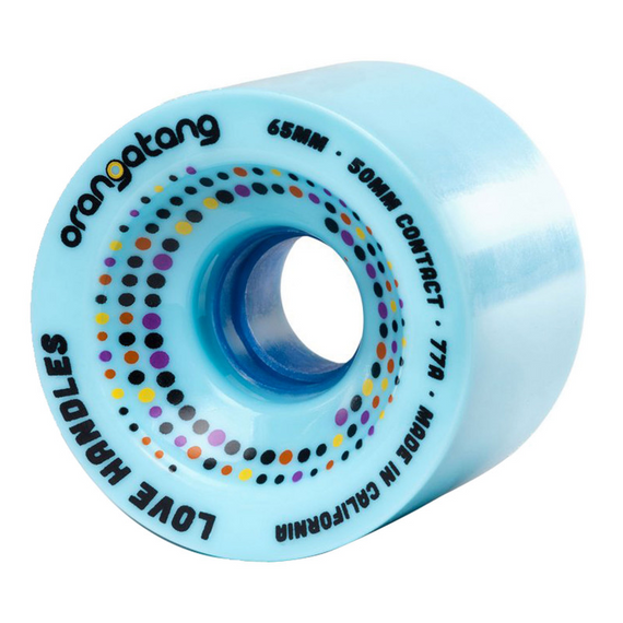 Orangatang Love Mânere Longboard Roți albastru 65mm 77A