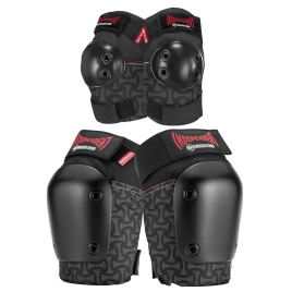 Set de protecții pentru genunchi și coate 187 Killer Pads x Independent Combo Pack Knee and Elbow Negru