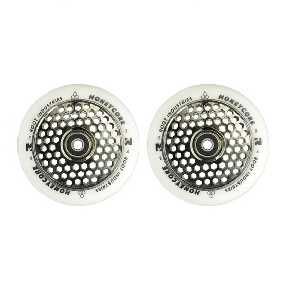 Root Industries Honeycore White Pro Scooter Wheels 2-Pack Mirror 110 mm (2 buc.)