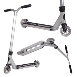 Trotinetă Freestyle Striker Lux Youth Stunt Scooter Argintiu înălț. 76 cm