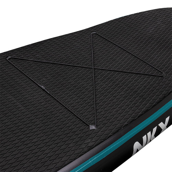 SUP placă gonflabilă de turism NKX Windsurf negru / albastru 10'0