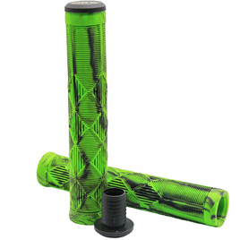 NKD Fuel Stunt Scooter Grips negru-verde 165 mm