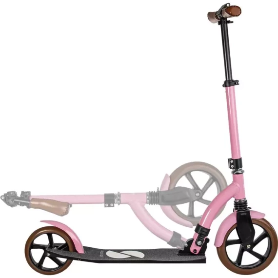 Scuter de transport urban cu suspensie frontală Story Retro Ride Roz