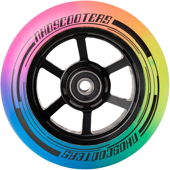 NKD Mono Street Stunt Scooter Wheels Rainbow 115mm
