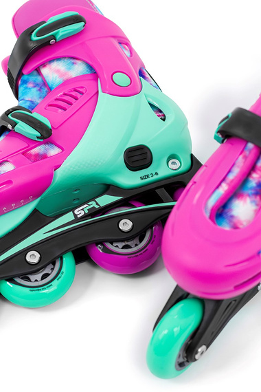 SFR Cyclone II Adjustable Inline Skates Tie-Dye patine cu rotile pentru copii