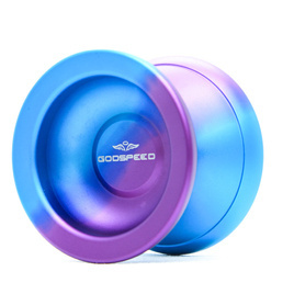 Yoyo metalic pentru avansat YoYoFactory Godspeed Violet Blue