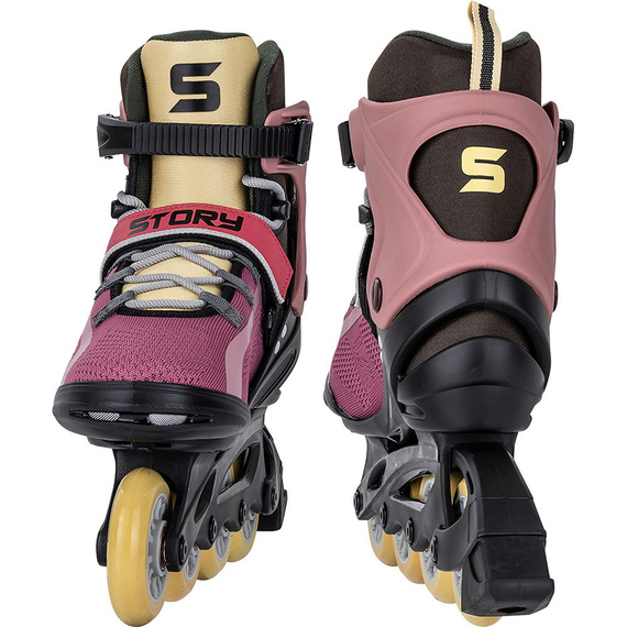 Patine cu rotile de agrement Inline STORY Union Burgundy