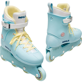 Impala Lightspeed Inline Skate Rollers de agrement albastru și galben