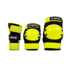 SFR Youth Ramp Triple Pad Protector Set negru și verde lime