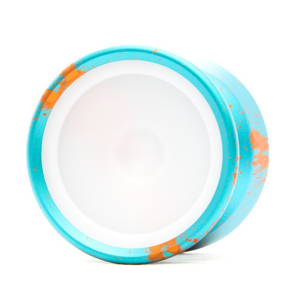 Metal Yoyo CzechPoint Pivot - Aqua Orange Alb
