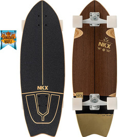 Surfskate Surf Skateboard NKX Maverick Gold 31"