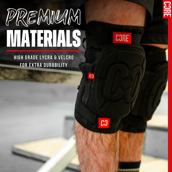 Protecții pentru genunchi CORE Flex Knee Gasket Negre
