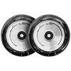 SLAMM Swirl Hollow Core negru / alb 110 mm set de roți pentru scuter