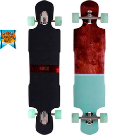 Carving longboard NKX City Action Green-Brown 99 cm