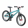 KUbikes 16L Turquoise Red Superlight Kids Bike