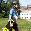 NKX Brain Saver Skateboard Helmet Black Ride Hard