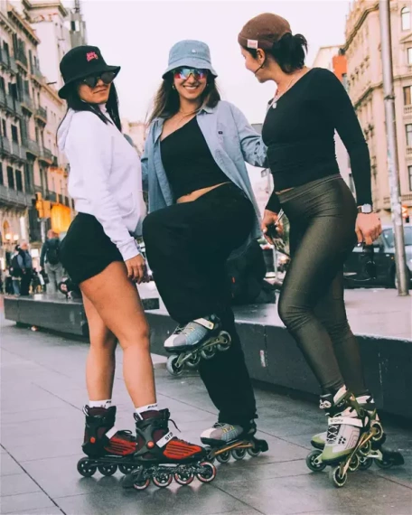 Universal role patine Inline STORY Trust albastru-roșu