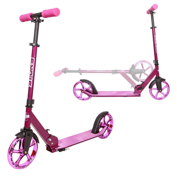 Scuter de transport cu roți mari Story Urban GO! Violet