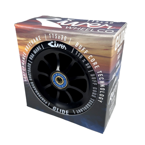 Roți pentru scuter River Glide Pro Shadow 115 mm (2 buc).)