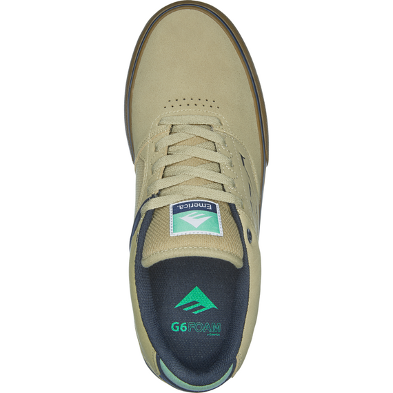 EMERICA The Low Vulc Tan/Blue/Green Pantofi