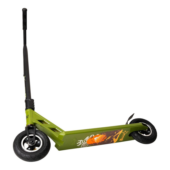 NKD Bullit Dirt Scooter Army Green 92 cm off-road performanță scuter