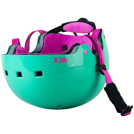 NKX Brain Saver Cască de skateboard Roz mentă