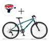 Bicicletă ușoară pentru copii KUbikes 24L Turquoise
