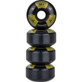 NKX Candy Series Toxic negru și galben 53mm 99A roți de skateboard