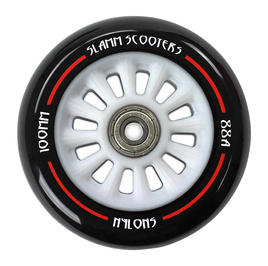 Slamm Nylon Core Roată negru / alb 100 mm roată scuter (1 buc.)