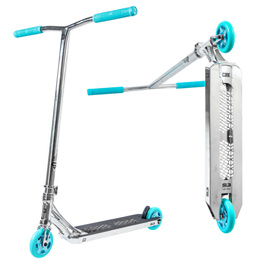 Trotinetă freestyle CORE SL3 Complete Stunt Scooter Chrome Teal înălțime 92,5 cm