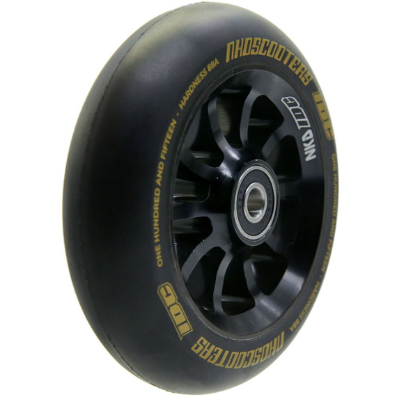 NKD IDC Stunt Scooter Roți negru și galben 115 mm