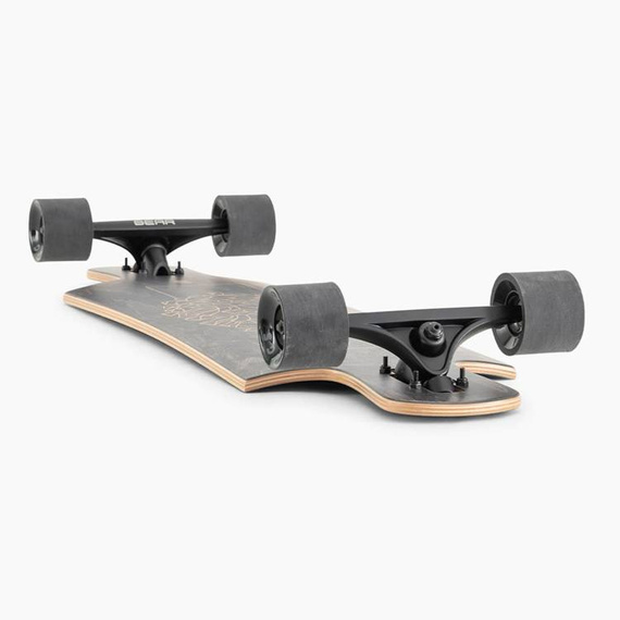 Longboard LandYachtz Drop Hammer 36.5" Pinecone negru