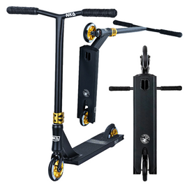 NKD Rally V4 Scooter de performanță negru și auriu wys. 79 cm