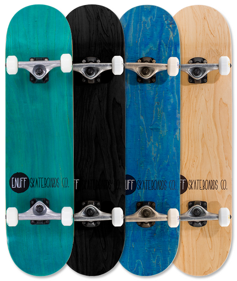 ENUFF LOGO STAIN Complet Natural 8.0" Skateboard