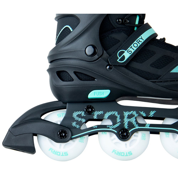 Patine în linie Story Fusion ajustabile Mint LED