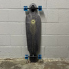 Longboard LandYachtz Battle Axe Space Rock negru 96.5 cm 