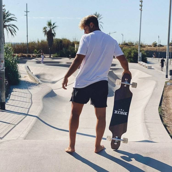 Canadian Maple Longboard de înaltă calitate NKX Fearless Walnut 101 cm