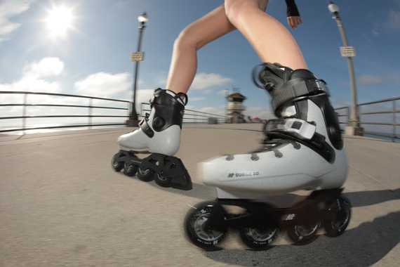 K2 Surge 80 Hardshell Rollers negru și gri