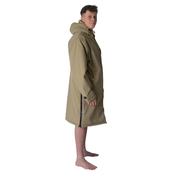 Poncho Poncho Jacket Story Change Robe Brown