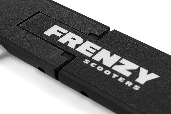 Frenzy Flex Recreational Urban Scooter negru și argintiu 120 mm
