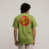 SANTA CRUZ Tricou clasic cu puncte pe piept Măr verde