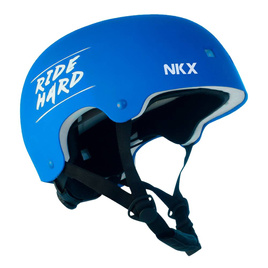Cască de skateboarding NKX Brain Saver Blue Ride Hard