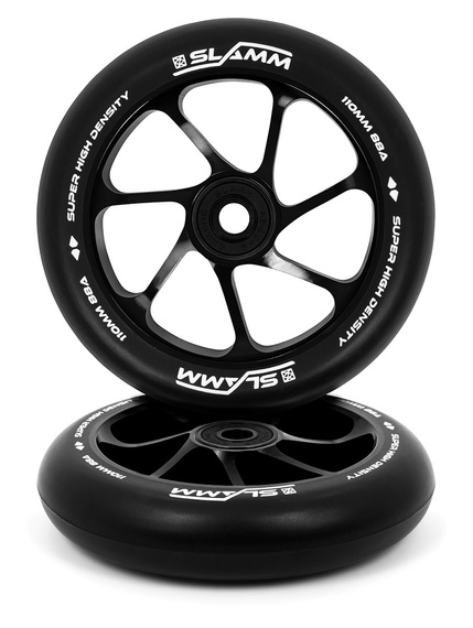 Slamm Team Scooter Roată neagră 110 mm (1 buc).)