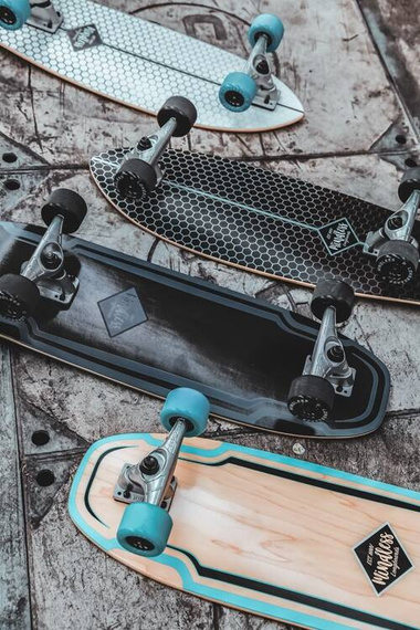 Surfskate Mindless negru 30 "bord