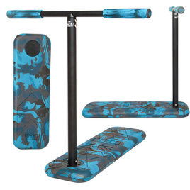 NKD PRO 7.5 "Trampolină Scooter negru și albastru Army wys. 60-90 cm