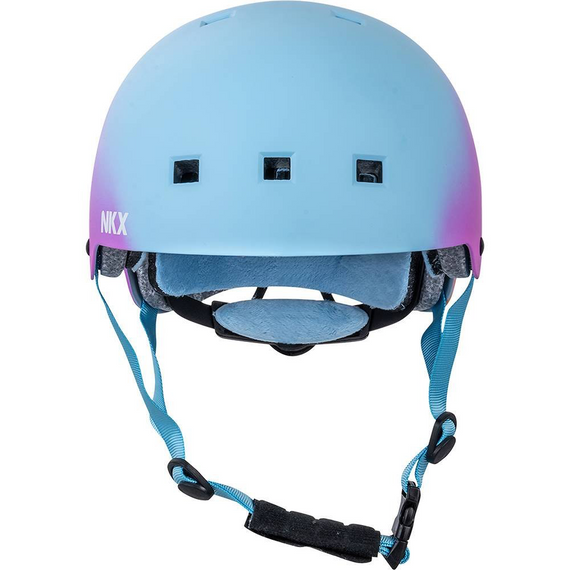 NKX Brain Saver Cască de skateboard Rainbow Fade